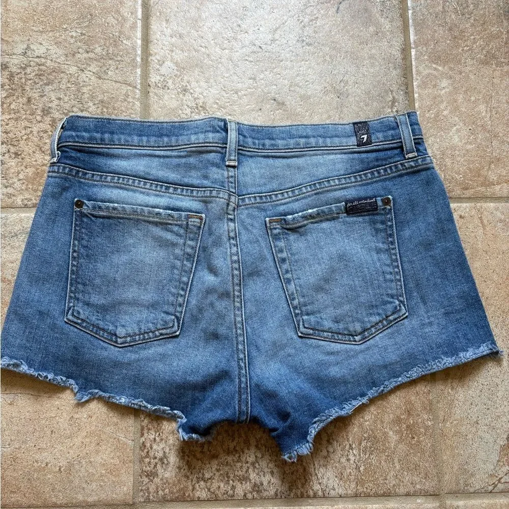 7 for All Mankind Jean Shorts